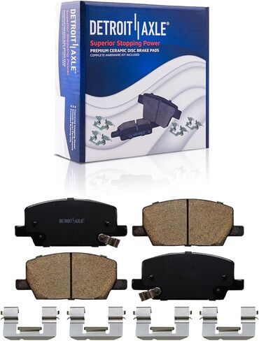 Detroit Axle - Front Brake Pads for 2018-2022 Buick Encore Chevrolet Trax 2019 2020 2021 Ceramic Brake Pads w/Hardware Replacement in Saudi Arabia