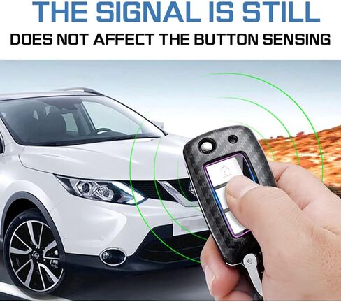 ontto Fit for Nissan Flip Key Fob Cover ABS Car Key Case Housing for Rogue Rogue Select in Kuwait