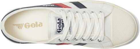 Gola Women's Coaster Sneaker, Off-White/Green, 10 in Kuwait