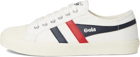 Gola Women's Coaster Sneaker, Off-White/Green, 10 in Kuwait