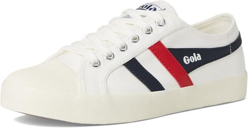 Gola Women's Coaster Sneaker, Off-White/Green, 10 in Kuwait