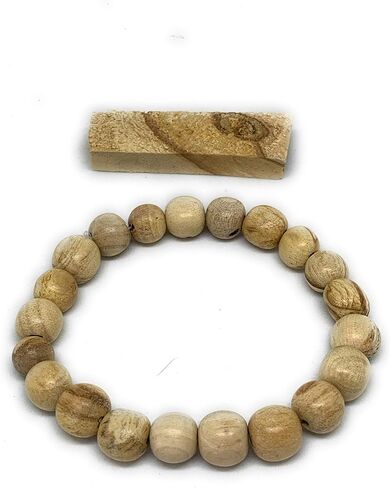 palo santo wood Bracelet hand-crafted made holy wood meditation relaxation in Saudi Arabia