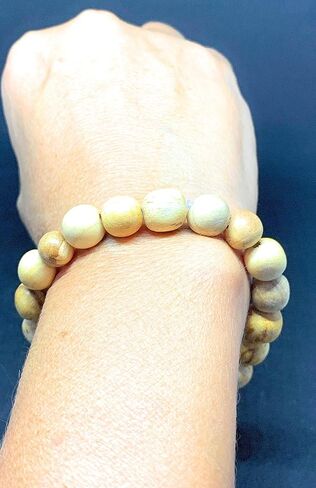 palo santo wood Bracelet hand-crafted made holy wood meditation relaxation in Saudi Arabia