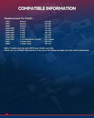 KAX 58122 ضاغط مكيف الهواء مع استبدال القابض لفورد برونكو 1990-1992، ل1990-1995 F-150 4.9L، F-250 4.9/7.5L، F-350 4.9/7.5L، 1990-1992 برونكو 4.9L، 1990 -1991 إف سوبر ديوتي 7.5 لتر in Saudi Arabia