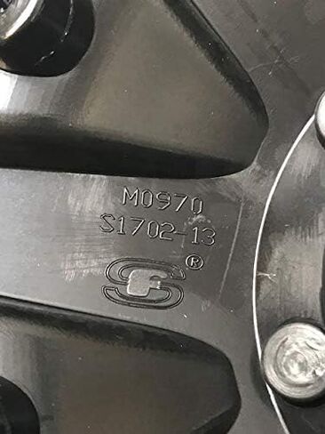 موتو عجلات معدنية MO970 S1702-13 M0479L214GB01 غطاء مركز العجلة باللون الأسود اللامع in Kuwait