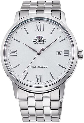 Orient Men Analog Automatic Watch with Stainless Steel Strap RA-AC0F10S10B, Silver, Bracelet in Saudi Arabia