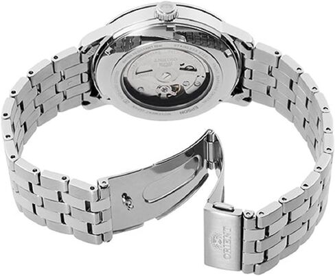 Orient Men Analog Automatic Watch with Stainless Steel Strap RA-AC0F10S10B, Silver, Bracelet in Saudi Arabia