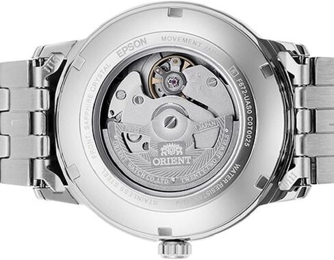 Orient Men Analog Automatic Watch with Stainless Steel Strap RA-AC0F10S10B, Silver, Bracelet in Saudi Arabia