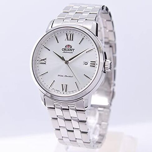 Orient Men Analog Automatic Watch with Stainless Steel Strap RA-AC0F10S10B, Silver, Bracelet in Saudi Arabia