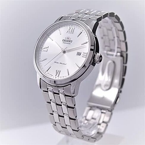 Orient Men Analog Automatic Watch with Stainless Steel Strap RA-AC0F10S10B, Silver, Bracelet in Saudi Arabia
