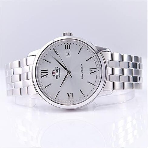 Orient Men Analog Automatic Watch with Stainless Steel Strap RA-AC0F10S10B, Silver, Bracelet in Saudi Arabia