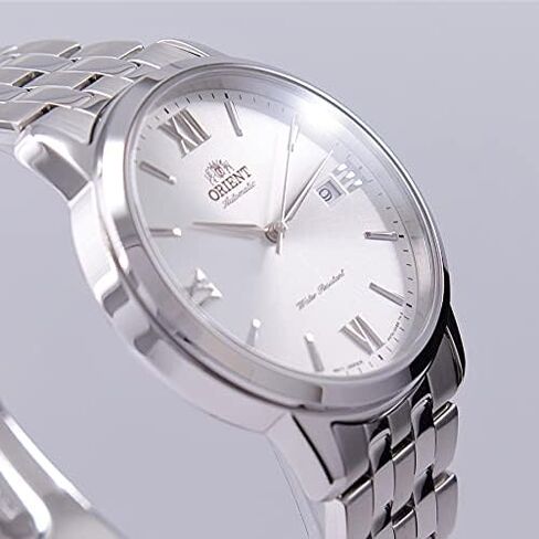 Orient Men Analog Automatic Watch with Stainless Steel Strap RA-AC0F10S10B, Silver, Bracelet in Saudi Arabia