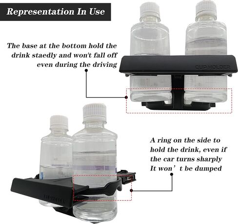 Rldym 55620-35050 Retractable Cup Holder Instrument Panel Compatible with Toyota 4Runner 1996-1999 in Saudi Arabia