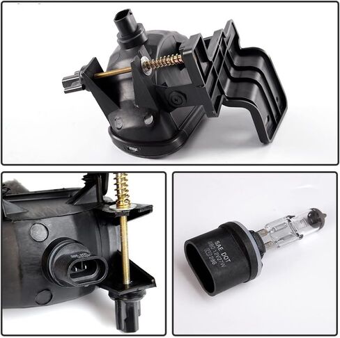 مجموعة مصابيح الضباب CHEDA متوافقة مع 1999 2000 2001 2002 Chevy Silverado, 2000 2001 2002 2003 2004 2005 2006 مصابيح الضباب في الضواحي يسار ويمين (عدسة دخانية) in Kuwait