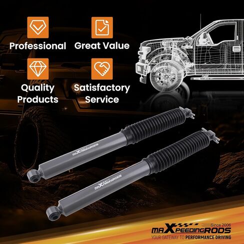 ممتص صدمات خلفي من maXpeedingrods مقاس 6.5-7 بوصات لسيارة جيب شيروكي XJ 2WD 4WD 1984-2001، إصدار G1 in Kuwait