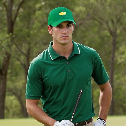 قبعة جولف للرجال والنساء قبعة بيسبول مطرزة باللون الأخضر in Kuwait