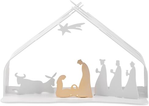 Alessi BM09 GD Bark Crib Christmas Crib in 18/10 Stainless Steel, Gold Plated. in Kuwait