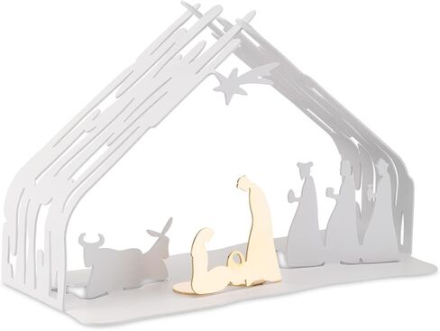 Alessi BM09 GD Bark Crib Christmas Crib in 18/10 Stainless Steel, Gold Plated. in Kuwait