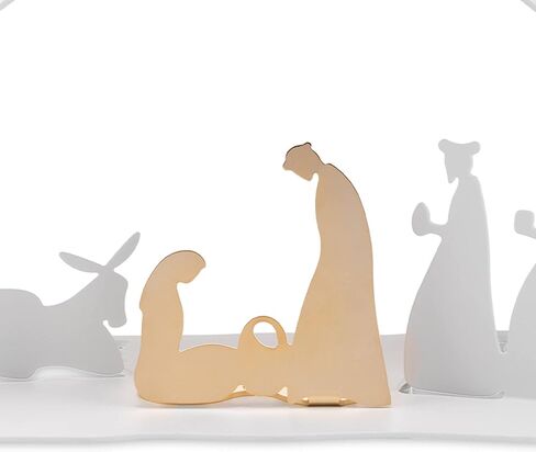 Alessi BM09 GD Bark Crib Christmas Crib in 18/10 Stainless Steel, Gold Plated. in Kuwait