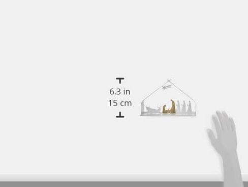 Alessi BM09 GD Bark Crib Christmas Crib in 18/10 Stainless Steel, Gold Plated. in Kuwait