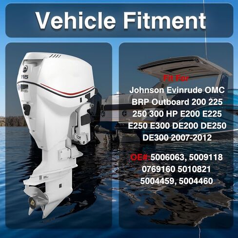 مجموعة مضخة الوقود لجونسون Evinrude OMC BRP خارجي 200 225 250 300 HP E200 E225 E250 E300 DE200 DE250 DE300 2007-2012 5006063 5009118 in Kuwait