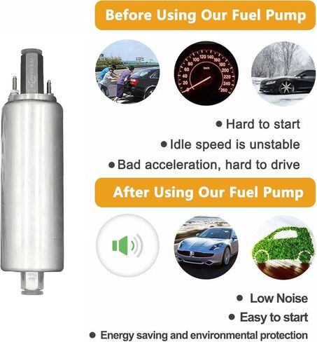 GSL395 Low Pressure Fuel Pump(15PSI 130LPH) with 400-939 Installation Kits for GM/Chevrolet TBI System in Saudi Arabia