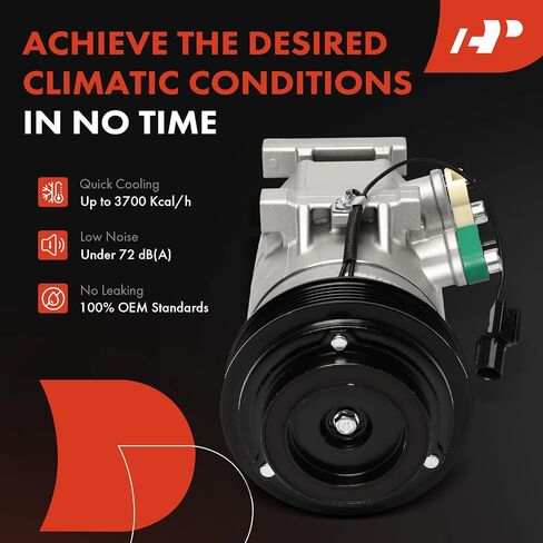A-Premium Air Conditioner AC Compressor with Clutch Compatible with Kia Sedona 2011 2012 2014 in Saudi Arabia