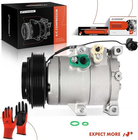 A-Premium Air Conditioner AC Compressor with Clutch Compatible with Kia Sedona 2011 2012 2014 in Saudi Arabia