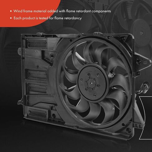 A-Premium Engine Radiator Cooling Fan Assembly with Brushless Motor Compatible with Select Chevrolet & Buick Models - Malibu 2016-2020, Lacrosse 2018-2019 - Replace# 84297679 in Saudi Arabia