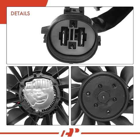 A-Premium Engine Radiator Cooling Fan Assembly with Brushless Motor Compatible with Select Chevrolet & Buick Models - Malibu 2016-2020, Lacrosse 2018-2019 - Replace# 84297679 in Saudi Arabia