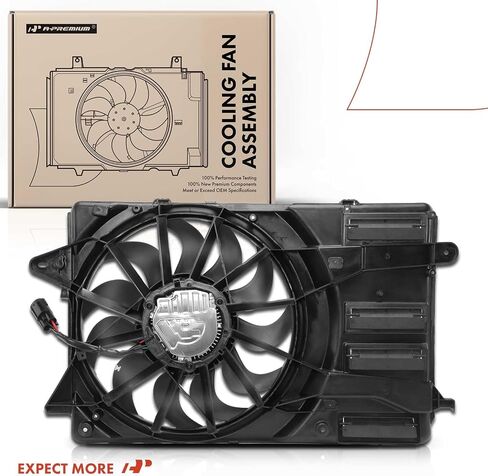 A-Premium Engine Radiator Cooling Fan Assembly with Brushless Motor Compatible with Select Chevrolet & Buick Models - Malibu 2016-2020, Lacrosse 2018-2019 - Replace# 84297679 in Saudi Arabia