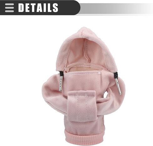 Motoforti Universal Car Gear Shift Cover Shift Knob Cover, Gear Stick Cover Shift Gear Cover, Fashionable, Fabric, Pink in Saudi Arabia