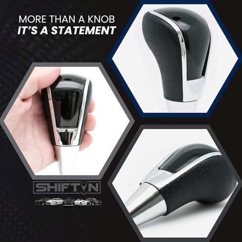 Gear Shift Knob for Toyota Avalon Yaris Sienna Venza Camry and fit Lexus ES-350 GS-450 RX-350 IS-350 LS-460 (Black/Carbon Pattern) in Kuwait