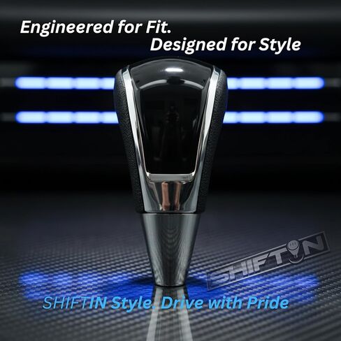 Gear Shift Knob for Toyota Avalon Yaris Sienna Venza Camry and fit Lexus ES-350 GS-450 RX-350 IS-350 LS-460 (Black/Carbon Pattern) in Kuwait