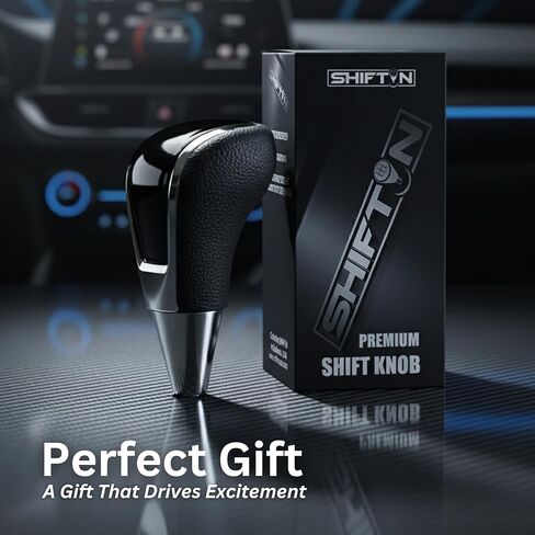 Gear Shift Knob for Toyota Avalon Yaris Sienna Venza Camry and fit Lexus ES-350 GS-450 RX-350 IS-350 LS-460 (Black/Carbon Pattern) in Kuwait