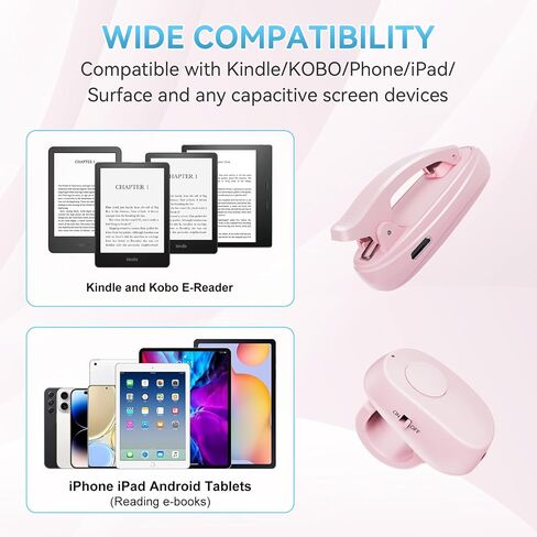 أداة تقليب الصفحات بحلقة الإصبع لجهاز Kindle Paperwhite، جهاز التحكم عن بعد لقارئات Kindle Paperwhite Kobo لأجهزة iPad اللوحية وقراءة الروايات وملحقات قراءة الكتب الإلكترونية لجهاز Kindle، أسود in Saudi Arabia