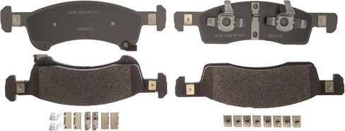 ACDelco Silver 14D935CH (19391223) Ceramic Rear Disc Brake Pad Set in Saudi Arabia