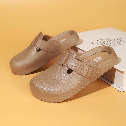 EVA Garden Clogs for Kids – Waterproof Lightweight Slip-On Shoes with Adjustable Strap – Comfortable Unisex Mules for Boys & Girls in Kuwait