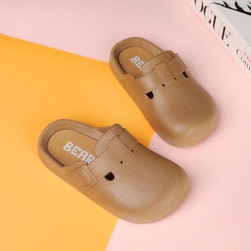 EVA Garden Clogs for Kids – Waterproof Lightweight Slip-On Shoes with Adjustable Strap – Comfortable Unisex Mules for Boys & Girls in Kuwait