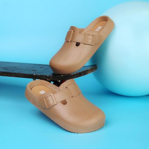 EVA Garden Clogs for Kids – Waterproof Lightweight Slip-On Shoes with Adjustable Strap – Comfortable Unisex Mules for Boys & Girls in Kuwait