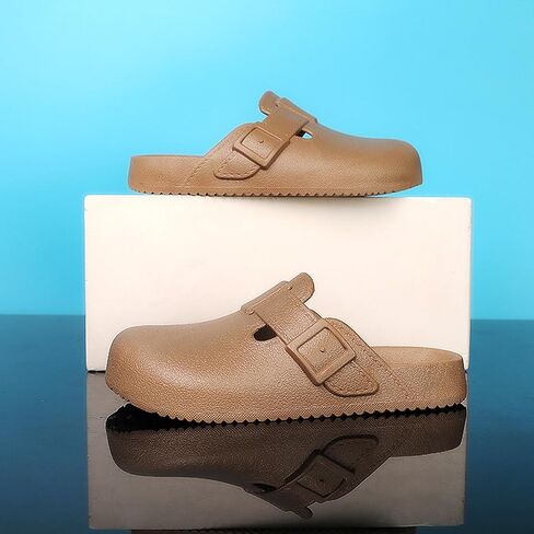 EVA Garden Clogs for Kids – Waterproof Lightweight Slip-On Shoes with Adjustable Strap – Comfortable Unisex Mules for Boys & Girls in Kuwait