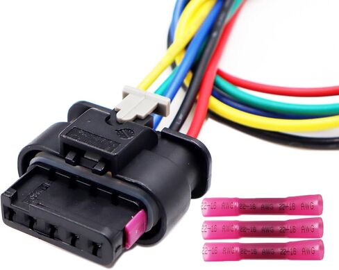 5 PIN Mass Air Flow Sensor Connector Plug Compatible with Hyundai Elantra Nexo Sonata Kia Forte Optima Wire Pigtail Harness EC1139 in Saudi Arabia