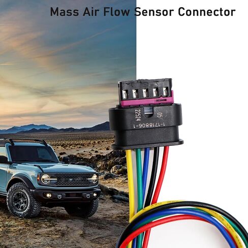 5 PIN Mass Air Flow Sensor Connector Plug Compatible with Hyundai Elantra Nexo Sonata Kia Forte Optima Wire Pigtail Harness EC1139 in Saudi Arabia