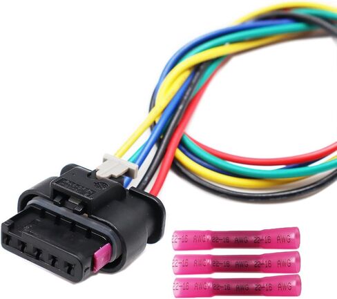 5 PIN Mass Air Flow Sensor Connector Plug Compatible with Hyundai Elantra Nexo Sonata Kia Forte Optima Wire Pigtail Harness EC1139 in Saudi Arabia