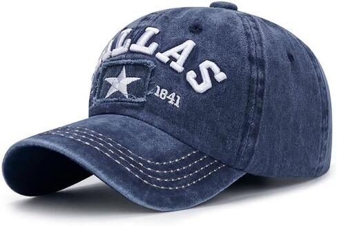 Vintage Dallas Cotton Baseball Cap Men Women Retro Sports Outdoor Casual Sun Hat in Saudi Arabia