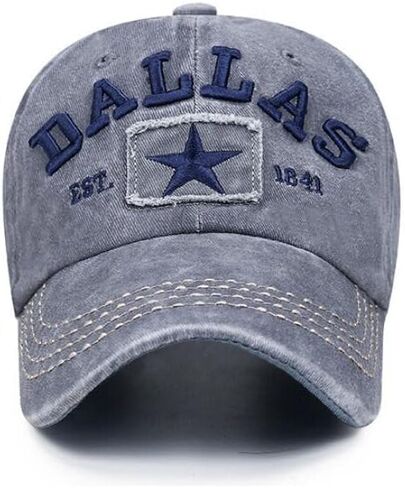 Vintage Dallas Cotton Baseball Cap Men Women Retro Sports Outdoor Casual Sun Hat in Saudi Arabia