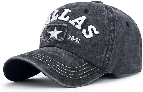 Vintage Dallas Cotton Baseball Cap Men Women Retro Sports Outdoor Casual Sun Hat in Saudi Arabia