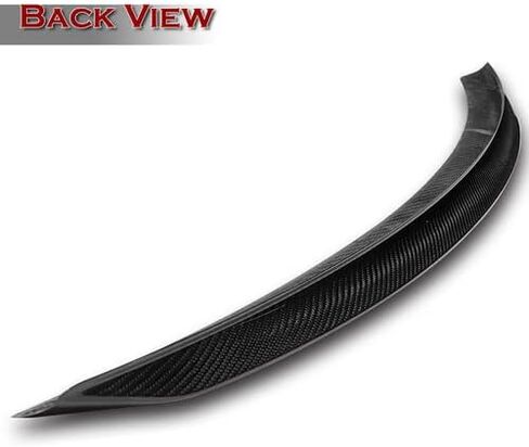 Black Real Carbon Fiber OE-Style Rear Trunk Lid Spoiler Wing Compatible with 2011-2022 Chrysler 300 300C 300S, 2012 2013 2014 2015 2016 2017 2018 2019 2020 2021 in Saudi Arabia
