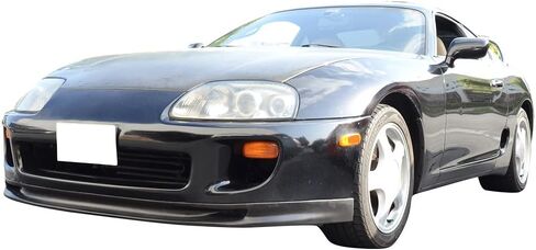 IKON MOTORSPORTS Front Bumper Lip Compatible with 1993-1998 Toyota Supra, AM/WB Style PU Unpainted Black Front Lip Spoiler Air Dam Chin Splitter in Saudi Arabia