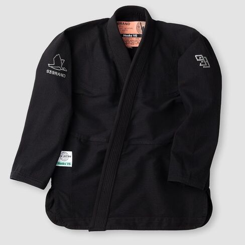 93Brand Hooks V6 Jiu Jitsu Gi (Black, A4) in Saudi Arabia